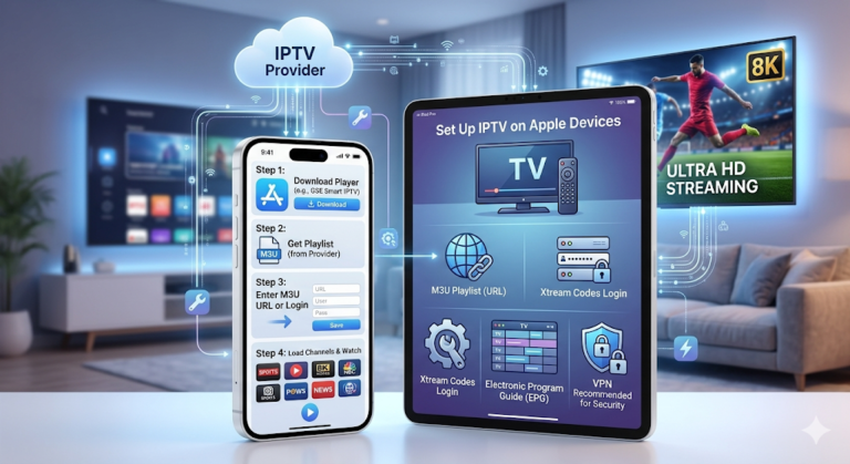Step-by-step guide to set up IPTV on Apple TV, iPhone, and iPad for seamless streaming